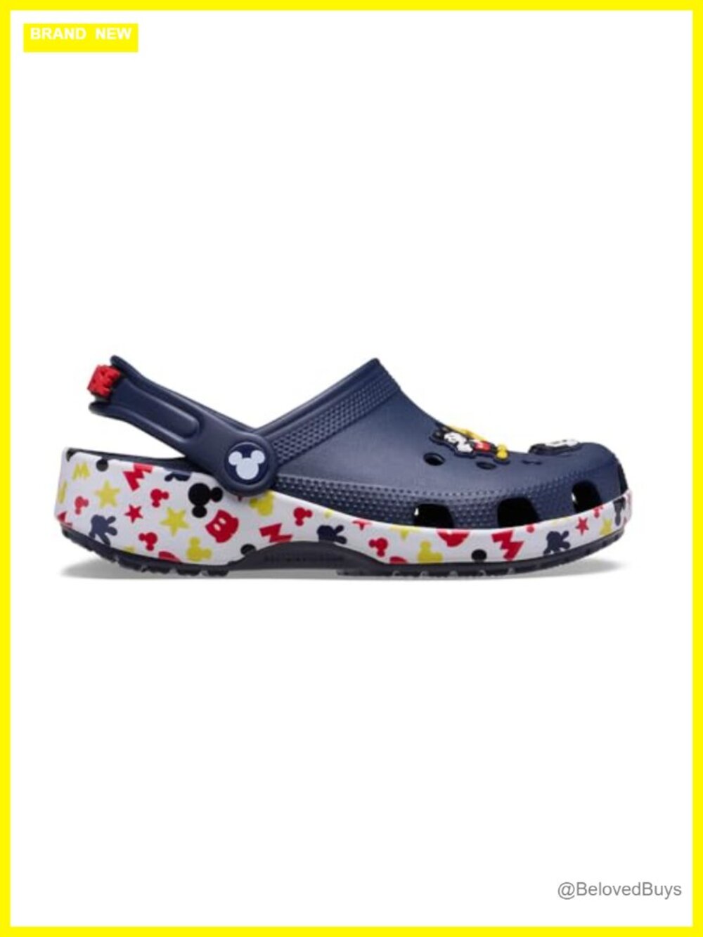 Kids Disney Mickey Mouse Minnie Mouse Clogs Crocs Style Sizing Up